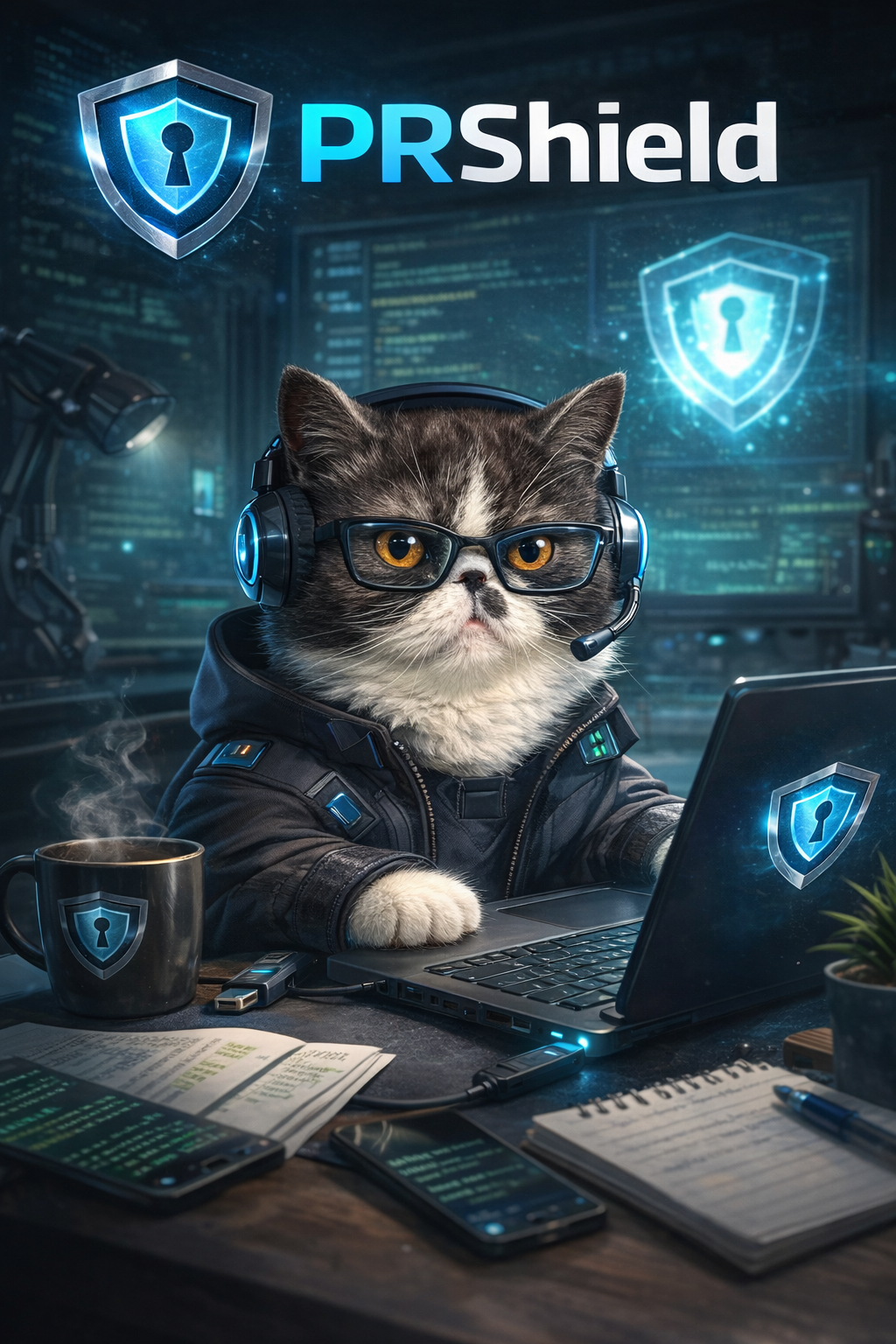 PRShield hero artwork